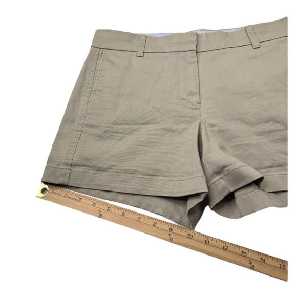 J.Crew Khaki 4" Stretch Pockets Chino Shorts - Picture 7 of 11